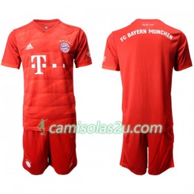 Camisolas de Futebol FC Bayern München Criança Equipamento Principal 2019/20 Manga Curta